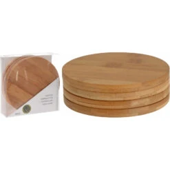 Excellent Houseware Glazenonderzetters Ø6,5 Cm 4 Stuks -Beste Keukenspullen 101 0160 3 1 1