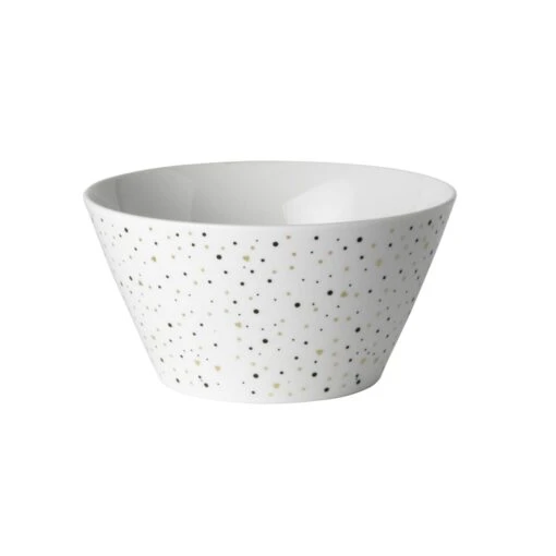 Dutch Rose Amsterdam Loft Kom 14 Cm Wit Glitter
