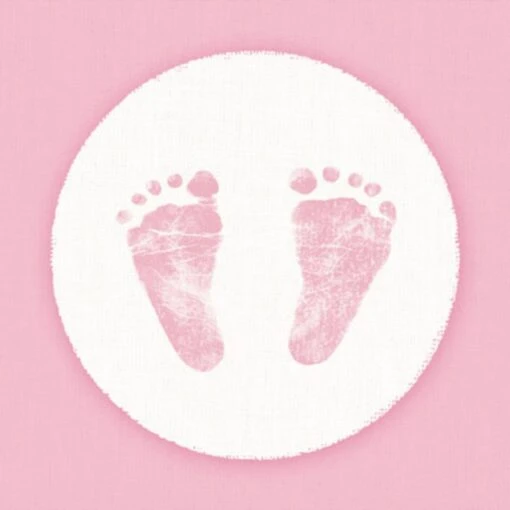 Ambiente Servetten 25 Cm Baby Stappen Meisje FSC Mix