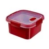 Curver Smart Magnetronbak Vierkant 1,1 L Rood 2 Curver Smart Magnetronbak Vierkant 1,1 L Rood -Beste Keukenspullen 101 1053 1 2