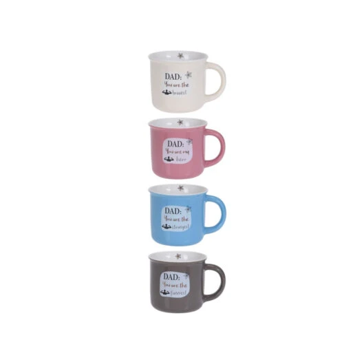 Merkloos Beker Dad: You Are... 330 Ml 4 Assorti - Afbeelding 2