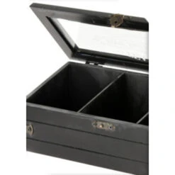 Excellent Houseware Theedoos Hout Met 3 Vakken -Beste Keukenspullen 101 1395 4 1