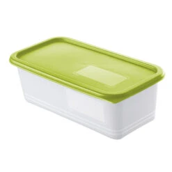 Rotho Diepvriesdozen Set 3 X 1,2 L DOMINO Lime Groen