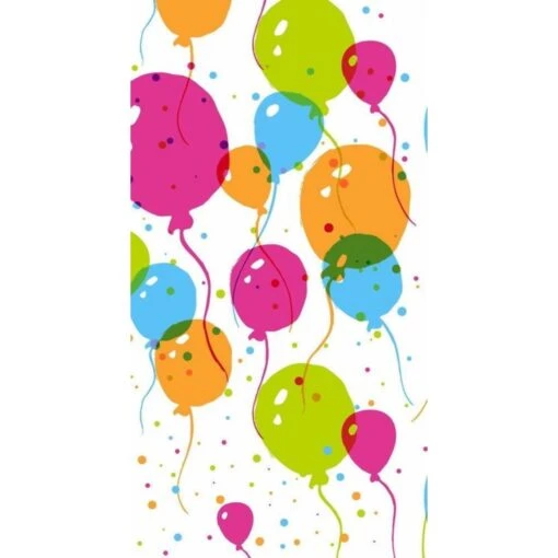 DUNI Tafellaken Splash Balloons 120x180 Cm - Afbeelding 2