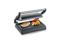 Severin Compacte Multigrill 800W Grijs MetallicKG 2394 -Beste Keukenspullen 101 2394 4 1