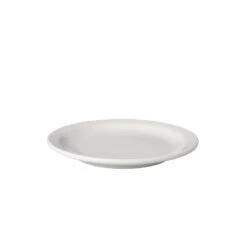 Bord 16 Cm Porcelein, Os Wit