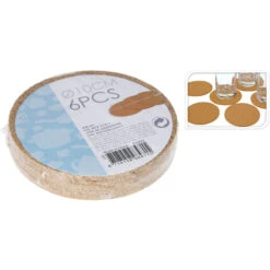 Excellent Houseware Glasonderzetter Kurk 6 Stuks Ø10 X 3 Mm -Beste Keukenspullen 101 4000 4 1