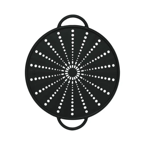 Emsa Antispatdeksel 26 Cm Siliconen Antraciet