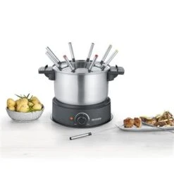 Severin Fondue 1500W 8-persoons Zwart FO 2470 -Beste Keukenspullen 101 6903 5 1
