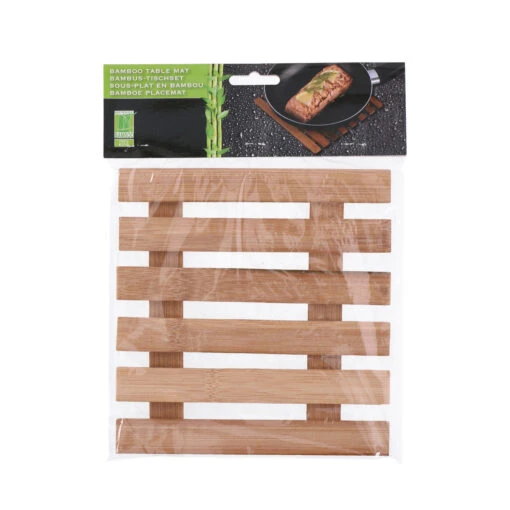 Eco-Import Bamboo Pannenonderzetter 17,5 X 18 Cm
