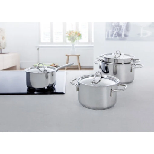 BK Profiline Steelpan Met Deksel Ø14 Cm - Afbeelding 2
