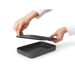 Brabantia Make & Take Lunchbox Plat Donkergrijs 12 Brabantia Make & Take Lunchbox Plat Donkergrijs -Beste Keukenspullen 102 2704 4 1