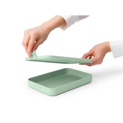 Brabantia Make & Take Lunchbox Plat Jade Groen -Beste Keukenspullen 102 2926 4 1