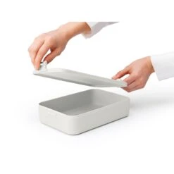 Brabantia Make & Take Lunchbox Groot Lichtgrijs -Beste Keukenspullen 102 3121 3 1