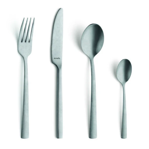 Amefa Bestekset Vintage Stonewash 16 Delig - Afbeelding 2