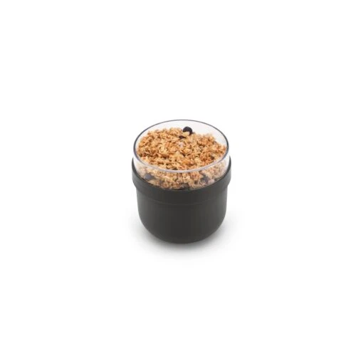 Brabantia Make En Take Yoghurtbeker 0,5 Liter Donkergrijs - Afbeelding 2