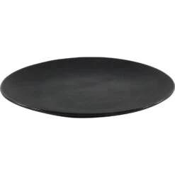 Bord 27cm Mat Zwart