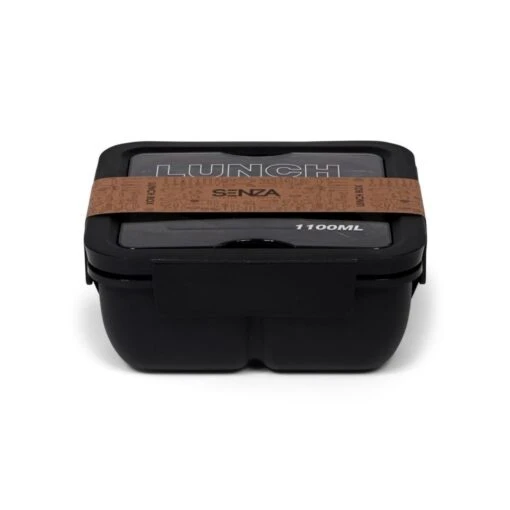 Senza Lunch Box 1100 Ml Tarwestro Zwart - Afbeelding 2