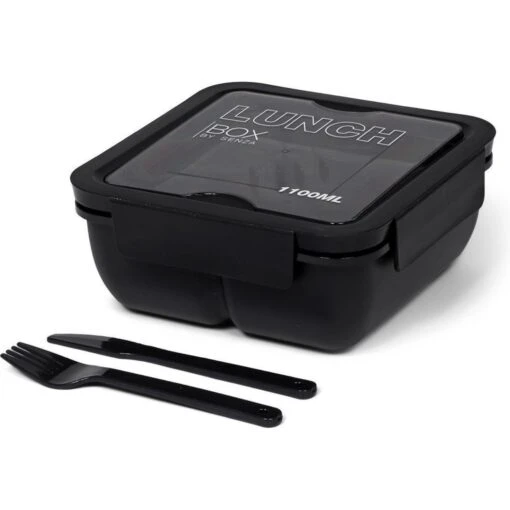 Senza Lunch Box 1100 Ml Tarwestro Zwart - Afbeelding 3