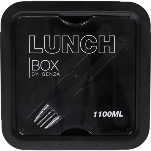 Senza Lunch Box 1100 Ml Tarwestro Zwart - Afbeelding 5
