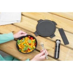 Brabantia Make En Take Lunchkom 1 Liter Donkergrijs -Beste Keukenspullen 102 6009 5 1