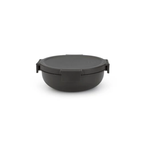 Brabantia Make En Take Salade Lunchkom 1,3 Liter Donkergrijs