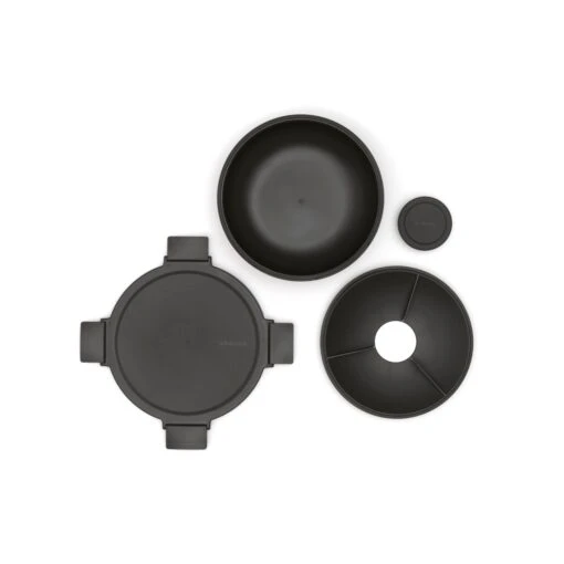 Brabantia Make En Take Salade Lunchkom 1,3 Liter Donkergrijs - Afbeelding 2