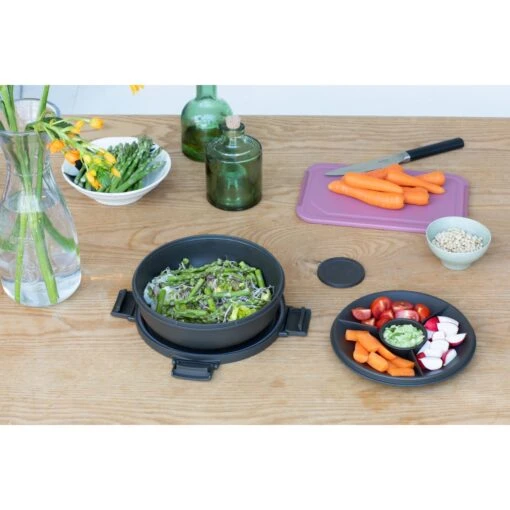 Brabantia Make En Take Salade Lunchkom 1,3 Liter Donkergrijs - Afbeelding 5