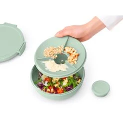 Brabantia Make En Take Salade Lunchkom 1,3 Liter Jade Groen -Beste Keukenspullen 102 6382 4 1