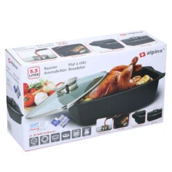 Alpina Braadslee 5.5L 39.5x22.5x10.8c -Beste Keukenspullen 102 6918 3