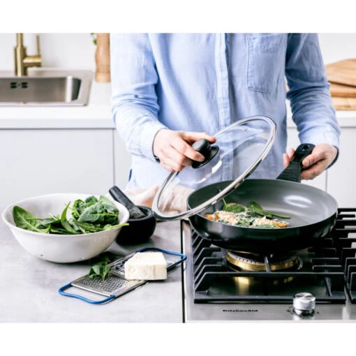 BK Easy Basic Hapjespan Met Deksel Ø28 Cm - Afbeelding 4