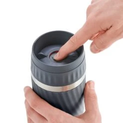 Tefal Travel Mug Easy Twist Isoleerbeker Antraciet -Beste Keukenspullen 104 1510 3 1
