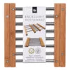 Onderzetter RVS Met Bamboe 21,5 X 22 Cm -Beste Keukenspullen 104 8261