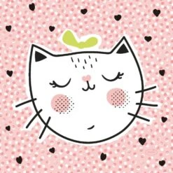 Servetten Playful Cat 33x33 Cm -Beste Keukenspullen 105 1228 1