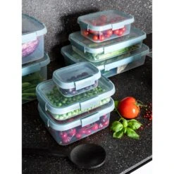 Curver Smart Fresh Eco Vershoudbakje Recht Hoekig 0,2L -Beste Keukenspullen 141 1718 5 1