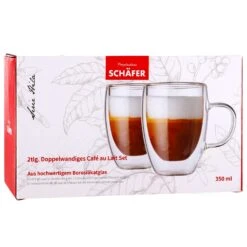 Mok Dubbelwandig 350ml Set Van 2
