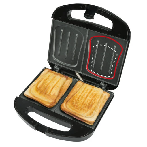 Bourgini Sandwich Maker Xxl Black - Afbeelding 2