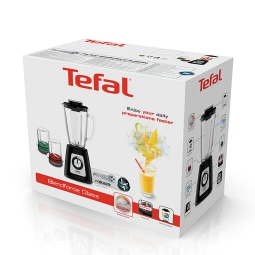 Tefal Blender Blendforce II Glas Zwart Accessoires - Afbeelding 2