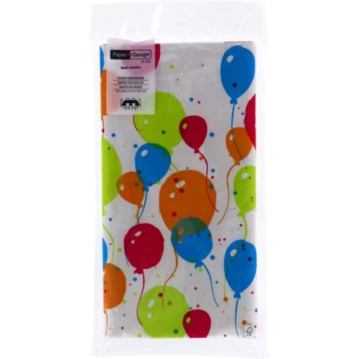 DUNI Tafellaken Splash Balloons 120x180 Cm