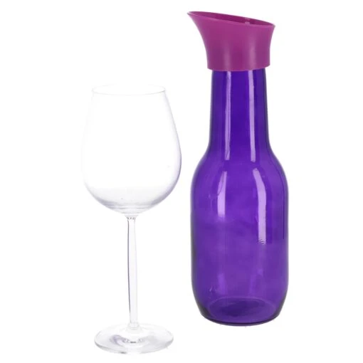 Schenkkan Glas 1 L 6 Assorti Kleur - Afbeelding 2
