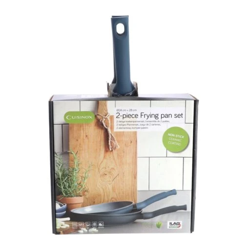 Cuisinox Koekenpannen Set 2 Delig Denim Blues - Afbeelding 4