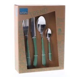 Amefa Bestekset Eclat 24 Delig Green -Beste Keukenspullen c4dcc62199e16e0223026c922b07193c