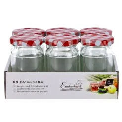 Weck Potjes 6 Stuks 107 Ml -Beste Keukenspullen c6b5361fd0441452154ba12932d39230