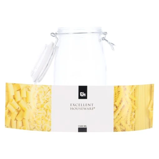 Excellent Houseware Voorraadpot Met Deksel 1,5 L - Afbeelding 2