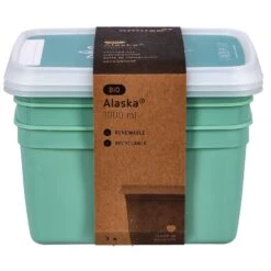 Alaska 3 Diepvriesdozen Rechthoekig 1.00 L -Beste Keukenspullen fc357023cf3750027c9db343fd1231dd